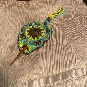 Fabulous handmade hair bow from Belize 🇧🇿